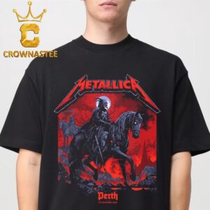 Metallica Perth 2025 Western Australia Optus Stadium Exclusive Unisex T-Shirt