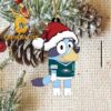 Philadelphia Eagles Bluey Chilli Christmas NFL Acrylic Christmas Tree Decoration Ornament