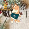 Philadelphia Eagles Bluey Jack Christmas NFL Acrylic Christmas Tree Decoration Ornament