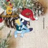 Philadelphia Eagles Christmas Bluey Jack Sport NFL Acrylic Christmas Tree Decoration Ornament
