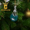 Philadelphia Eagles Grinch Merry Christmas Acrylic Christmas Tree Decoration Ornament