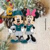 Philadelphia Eagles Mickey Minnie Rugby Ball NFL Acrylic Christmas Tree Decoration Ornament Philadelphia Eagles Mickey Minnie Rugby Ball NFL Acrylic Christmas Tree Decoration Ornament