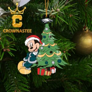 Philadelphia Eagles Mickey Mouse NFL Christmas Tree Decor Ornament