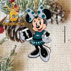 Philadelphia Eagles Minnie Mouse NFL Acrylic Christmas Tree Decoration Ornament
