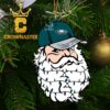 Philadelphia Eagles Santa Claus NFL Acrylic Christmas Tree Decoration Ornament Philadelphia Eagles Santa Claus NFL Acrylic Christmas Tree Decoration Ornament