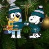 Philadelphia Eagles Skeleton Football NFL Acrylic Christmas Tree Decoration Ornament Philadelphia Eagles Skeleton Football NFL Acrylic Christmas Tree Decoration Ornament