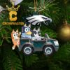 Philadelphia Eagles Bluey Football NFL Acrylic Christmas Tree Decoration Ornament