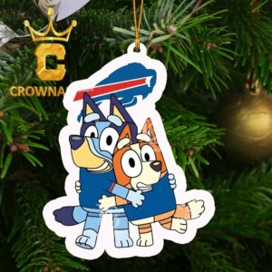 Buffalo Bills And Bingo Acrylic NFL Christmas Tree Decoration Ornament