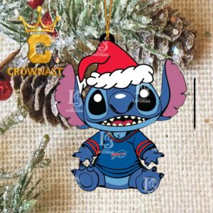 Buffalo Bills Baby Stitch NFL Acrylic Christmas Tree Decoration Ornament