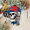 Buffalo Bills Badass Man Skull NFL Acrylic Christmas Tree Decoration Ornament