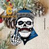 Buffalo Bills Badass Man Skull NFL Acrylic Christmas Tree Decoration Ornament