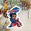 Buffalo Bills Bandit Heeler Rugby NFL Acrylic Christmas Tree Decoration Ornament