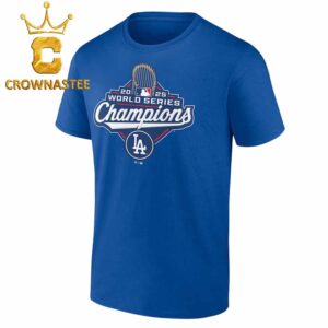 Los Angeles Dodgers 2025 MLB World Series Champions Official Logo T-Shirt