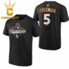 Los Angeles Dodgers Clayton Kershaw 2025 MLB World Series Champions Big And Tall Name And Number Two Sided T-Shirt