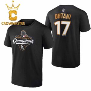 Los Angeles Dodgers Shohei Ohtani 2025 MLB World Series Champions Big And Tall Name And Number Two Sided T-Shirt
