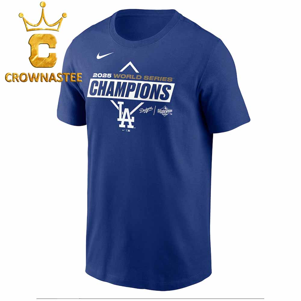 Los Angeles Dodgers WinCraft 2025 World Series Champions Team Logo Unisex T-Shirt