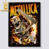 Metallica Adelaide Oval Perth 2025 Australia Pop Up Exclusive Matchup Wall Decor Poster Canvas