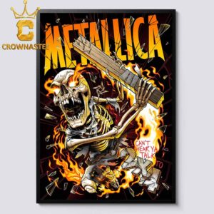 Metallica 2 x 4 I Can’t Hear Ya Talk To You Limited Edition Home Decor Poster Canvas