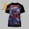 Metallica Auckland 2025 Eden Park New Zealand M72 World Tour Pop Up Exclusive All Over Print T-Shirt