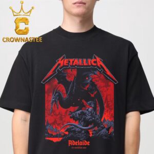 Metallica Adelaide Oval 2025 Australia Pop Up Exclusive Unisex T-Shirt