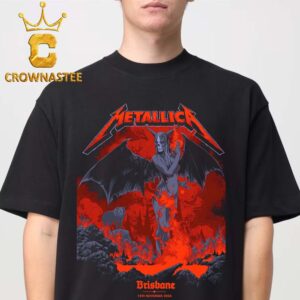 Metallica Brisbane 2025 Suncorp Stadium Australia M72 World Tour Pop Up Exclusive Unsiex T-Shirt