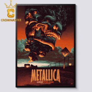 Metallica Load The House Jack Built Limited Edition Home Decor Poster Canvas