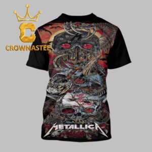Metallica Marvel Stadium Melbourne 2025 Australia M72 World Tour November 8th All Over Print T-Shirt