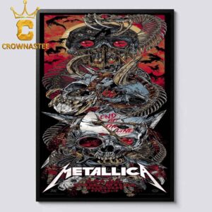 Metallica Marvel Stadium Melbourne 2025 Australia M72 World Tour November 8th Home Decor Poster Canvas Crown