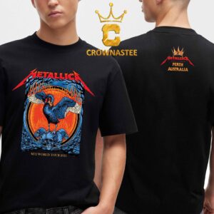 Metallica Perth 2025 Australia Optus Stadium Exclusive November 1st Two Sided T-Shirt