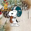 Philadelphia Eagles Snoopy Sport NFL Acrylic Christmas Tree Decoration Ornament