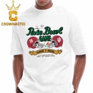 Alabama Crimson Tide vs Indiana Hoosiers Football 2026 Rose Bowl Unisex T-Shirt Hoodie Long Sleeve