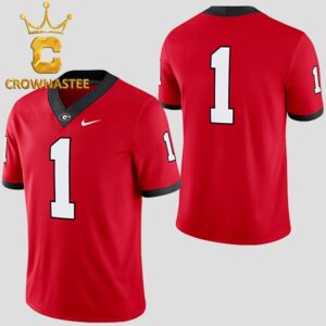 Georgia Bulldogs Game Red Custom Name And Number Jersey