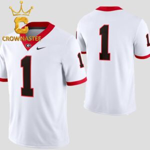 Georgia Bulldogs Game White Custom Name And Number Jersey