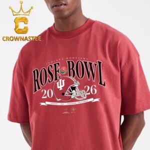 Indiana Hoosiers Football IU 2026 Rose Bowl Unsiex T-Shirt