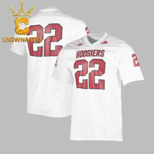 Indiana Hoosiers White Custome Name And Number Football Jersey