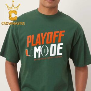 Miami Hurricanes Football 2025 2026 College Football Playoff Mode Unisex Long Sleeve T-Shirt