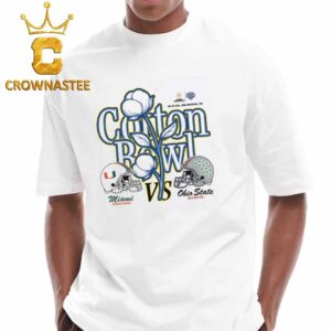 Miami Hurricanes vs Ohio State Buckeyes Football 2025 Cotton Bowl Unisex T-Shirt