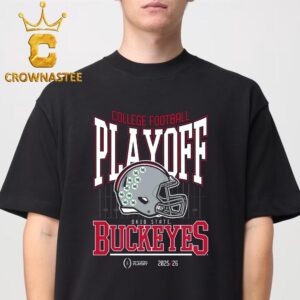 Ohio State Buckeyes 2025 2026 CFP College Football Playoff Helmat Unisex T-Shirt