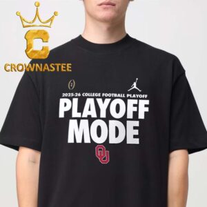 Oklahoma Sooners 2025 2026 College Football Playoff Mode Classic T-Shirt