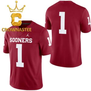 Oklahoma Sooners Crimson Game Custome Name And Number Jersey
