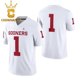 Oklahoma Sooners Football White Game Custome Name And Number Jersey