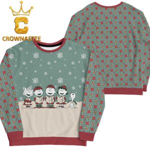 Peanuts Merry Gang Christmas Unisex Crewneck Ugly Sweater