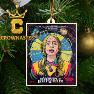 Stranger Things 5 Chapter Two The Vanishing Of Holly Wheeler Acrylic Christmas Tree Decoration Ornament