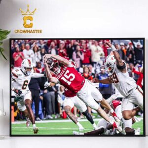 Fernando Mendoza Game Winning Touchdowns 2025 National Champions CFP Home Decor Poster Canvas