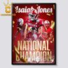 Indiana Hoosiers Football 2025 2026 National Champions Wall Decor Poster Canvas