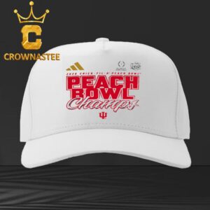 Indiana Hoosiers Football 2026 Chick fil A Peach Bowl Champions Locker Room Classic Hat Cap Snapback