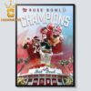 Indiana Hoosiers Football Champions 2026 Rose Bowl Home Decor Poster Canvas Indiana Hoosiers Football Champions 2026 Rose Bowl Home Decor Poster Canvas