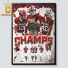 Indiana Hoosiers Football Champions Rose Bowl 2026 Home Decor Poster Canvas