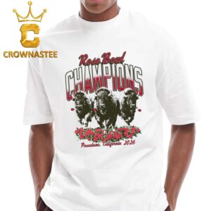 Indiana Hoosiers Football In Stampede 2026 Champions Rose Bowl Unisex T Shirt Hoodie Long Sleeve