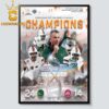Miami Hurricanes Football 2025 Champions Goodyear Cotton Bowl Classic Home Decor Poster Canvas